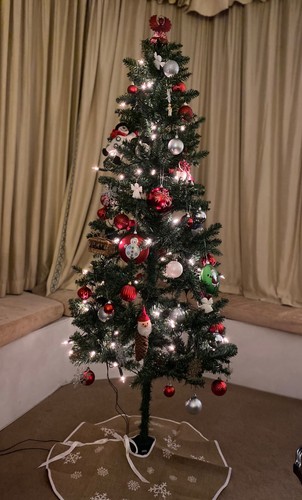 6ft slim evergreen christmas - slim,
