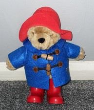Paddington Bear Plush Toy with Red Wellington Boots 24cm Tall
