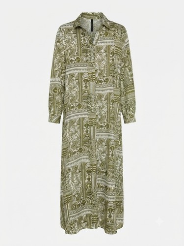 Qed london green paisley print - london,