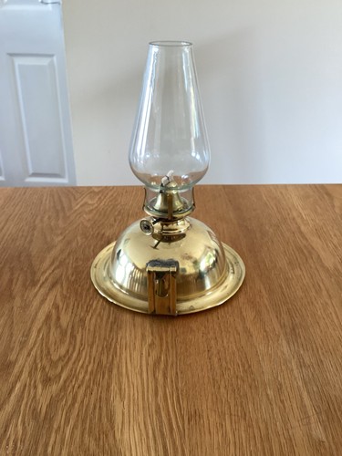 Brass veritas hand lamp - veritas, lamp.