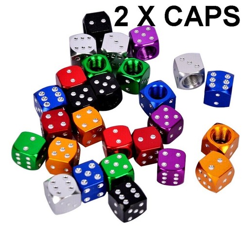 Tyre valve dust caps dice - valve,