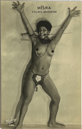 Antique glamour nude art - antique,