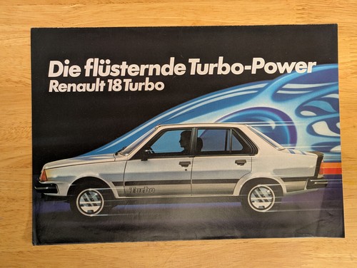 Renault turbo 1980 brochure - 1980,