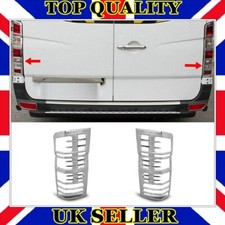Chrome Rear Lamp Frame Trim 2 pcs ABS For Mercedes SPRINTER W906 2006 to 2018