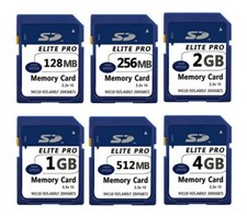 SD Card 128MB 256MB 512MB 1GB