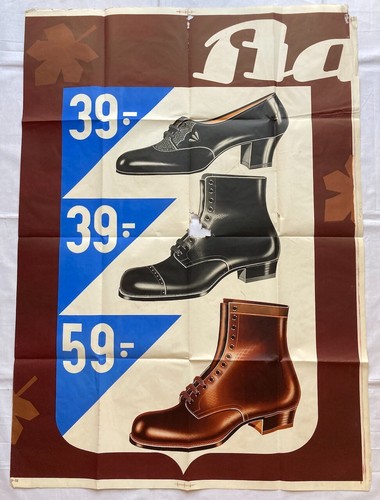 Original vintage poster shoes - poster,