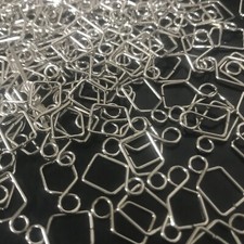 Chandelier Parts Crystal Ball Drop Prism Clips Rings Link Connectors Clasps 8mm