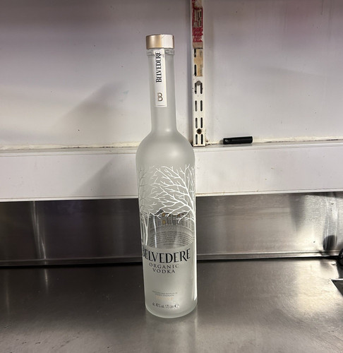 Empty belvedere vodka 75l - empty,
