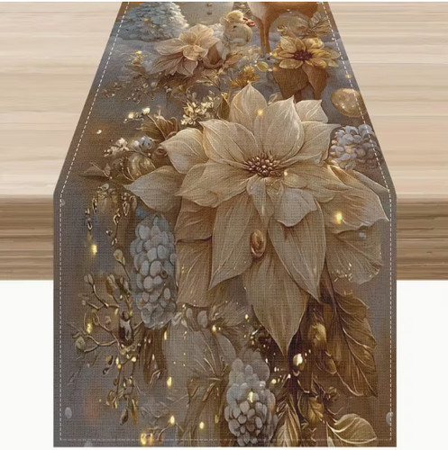 Table runner snowman - table,