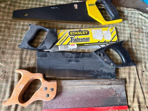 Job lot vintage - tenon, saws