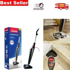 Lightweight Black Steam Mop