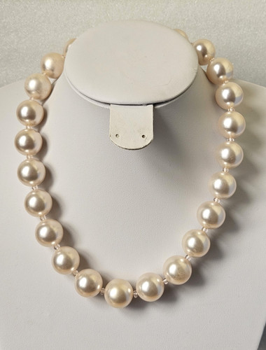 Vintage imitation pearl chunky - imitation,