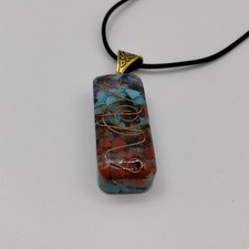 Multicolour Resin Pendant