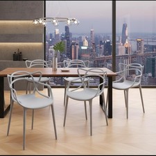 4X Plastic Modern Dining