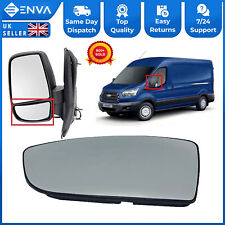 Ford Transit MK8 Lower Door Wing Mirror Glass Passenger Left Back Plate 1855103