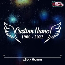 CUSTOM MEMORIAL ANGEL WINGS