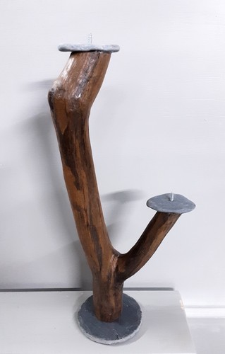 Beach driftwood candle - beach.,