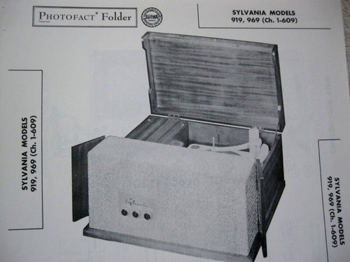 Sylvania 919 969 phonograph - 919,