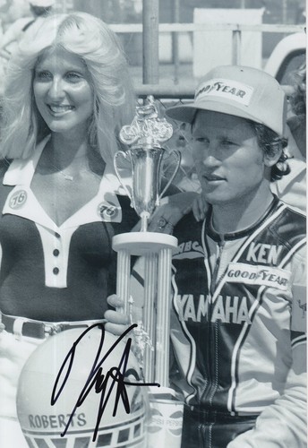 Kenny roberts hand signed - signed, 12x8
