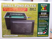 SMALL POND Black Box Koi Fish Pond Basic Filter System - Kockney Koi/Yamitsu