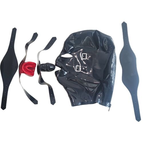 Fetish latex hood back - fetish,
