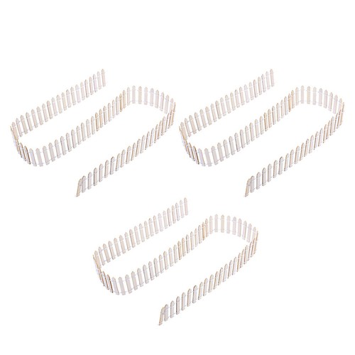 3pcs miniature wood picket - 3pcs,