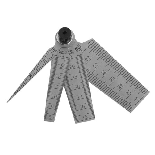 Wedge feeler hole taper gauge - feeler,