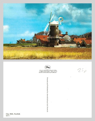 Vintage postcard cley mill - postcard,