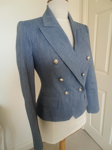 Zara double breasted blazer - zara,