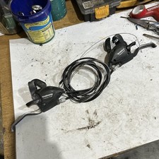 Shimano Shifter Set ST-EF51-7 EZ fire plus STI, 2.5 finger lever, 3x7 Speed Blk