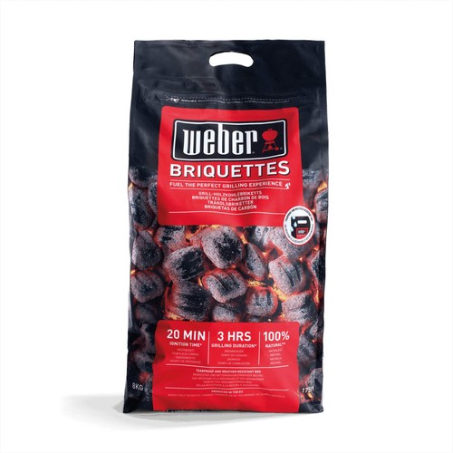 Weber 8kg charcoal briquettes - weber,