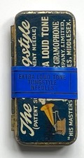 The Tungstyle: Extra Loud Tone Gramophone Needles – Full/Unopened Tin  Pre 1930s