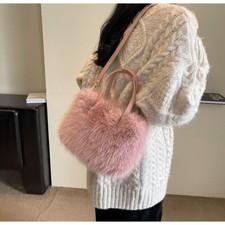 Female Fluffy Winter Crossbody