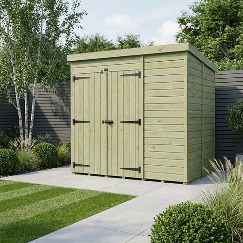 Pent shed double door - 5,
