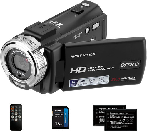 V12 1080p camcorder night - camcorder,