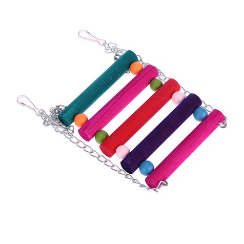 1pc wooden hanging ladder - wooden,
