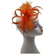 Orange Fascinator & Evening