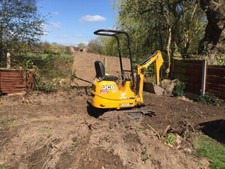 Micro & Mini Diggers / Excavators Hire - with or without operator
