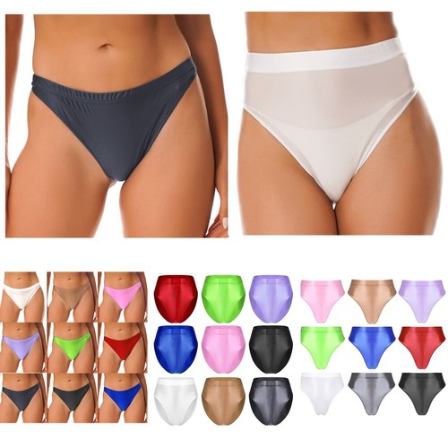 Womens silk glossy briefs - womens,