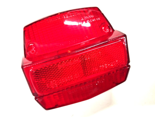 Glass gem rear light - light, triom
