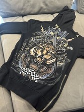 Mens Balmain Black Hoodie Size XS 