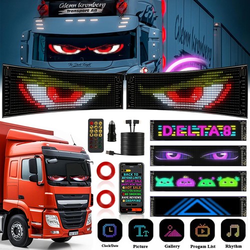 App programmable car led sign - app,