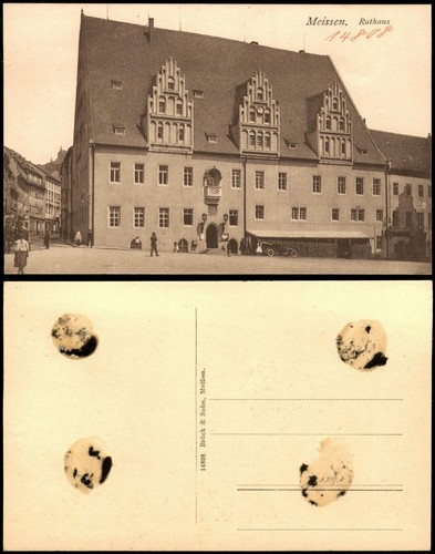 Postcard meissen lot city - lot,