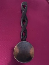 Vintage Wooden Carved Serving