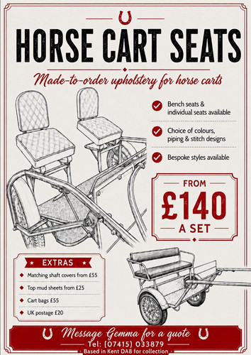 Horse cart seats made - cart, seats,