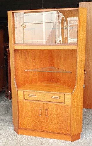 Vintage plan teak corner - plan,