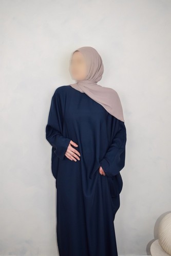Navy butterfly abaya size - size, 60