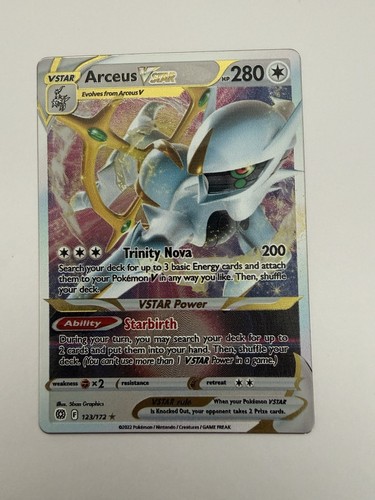 Pokemon tcg arceus vstar metal - arceus,