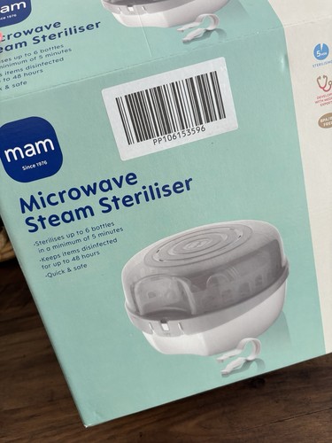 Mam microwave steam steriliser - microwave,
