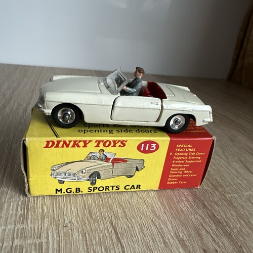 Dinky 113 mgb - mgb, sports
